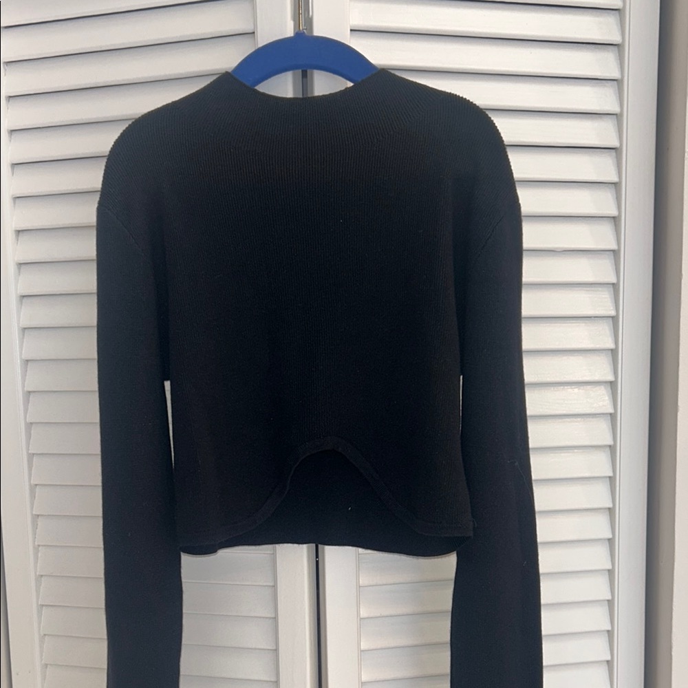 Papermoon Black Crop Top